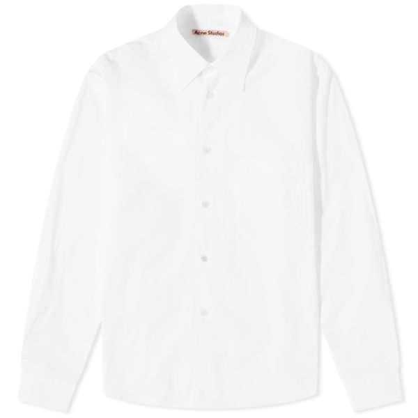 Soft Poplin Pink Label Shirt White 