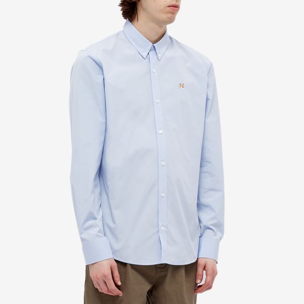 Fox head embroidery classic shirt clearance