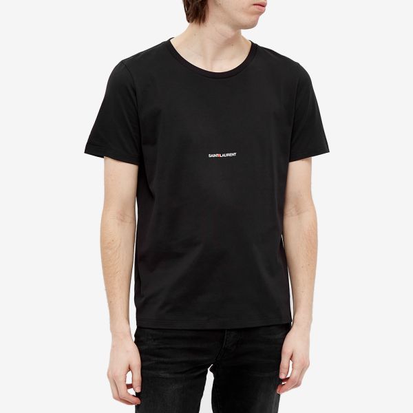 Saint laurent logo tee clearance