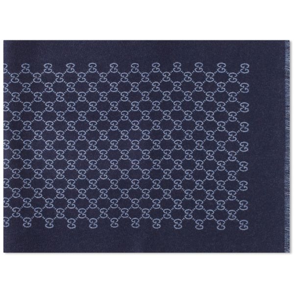 Navy gucci scarf clearance