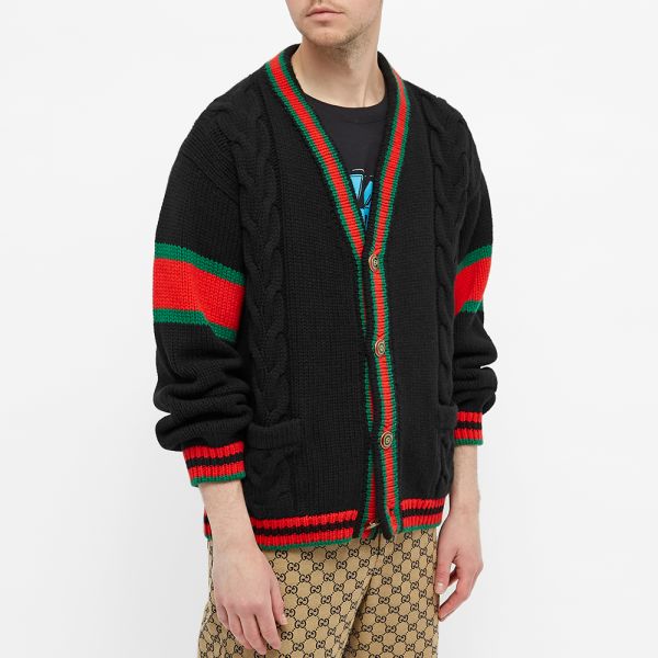 gucci cable knit sweater