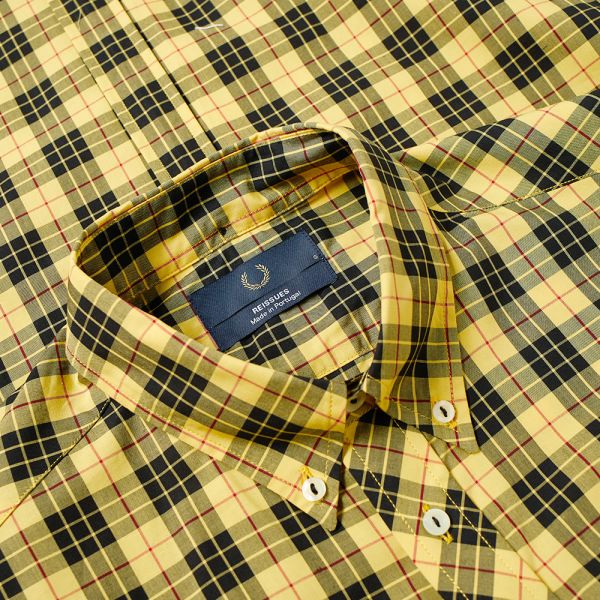 fred perry tartan shirt short sleeve