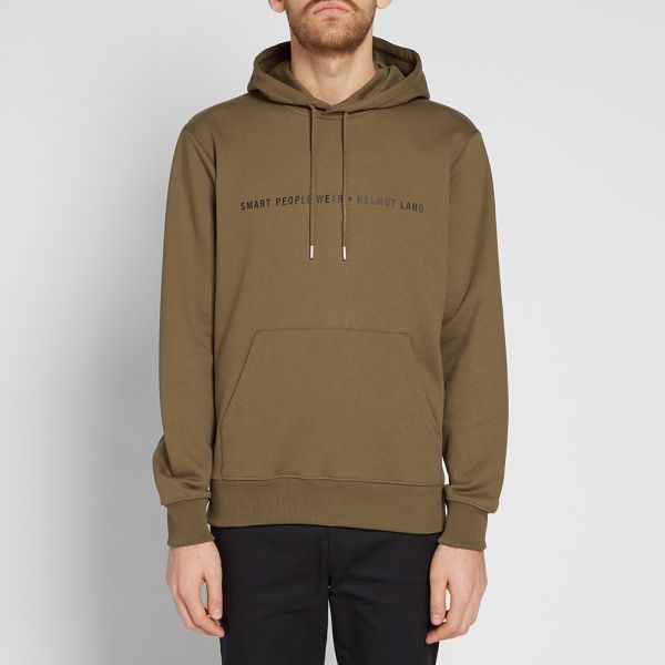 smart people wear helmut lang hoodie