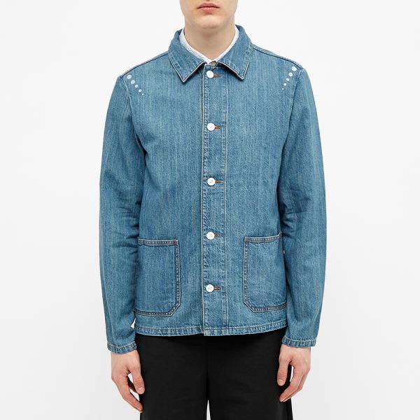 indigo work jacket