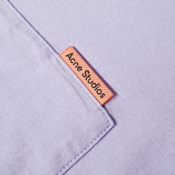Acne Studios Extorr Pocket Pink Label Tee Light Purple End