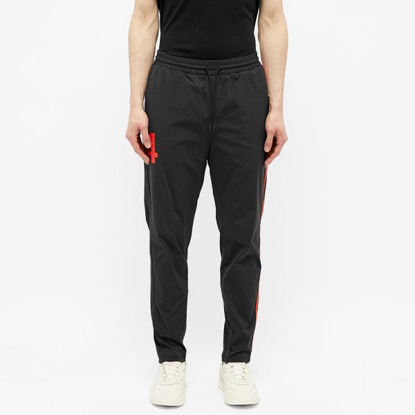 adidas black and red track pants
