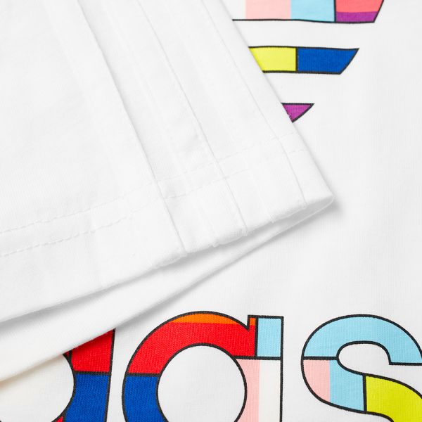 adidas multi logo tee