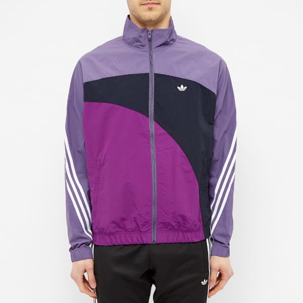 adidas off center windbreaker