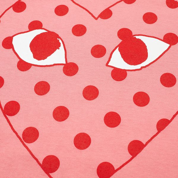 comme des garcons play pink