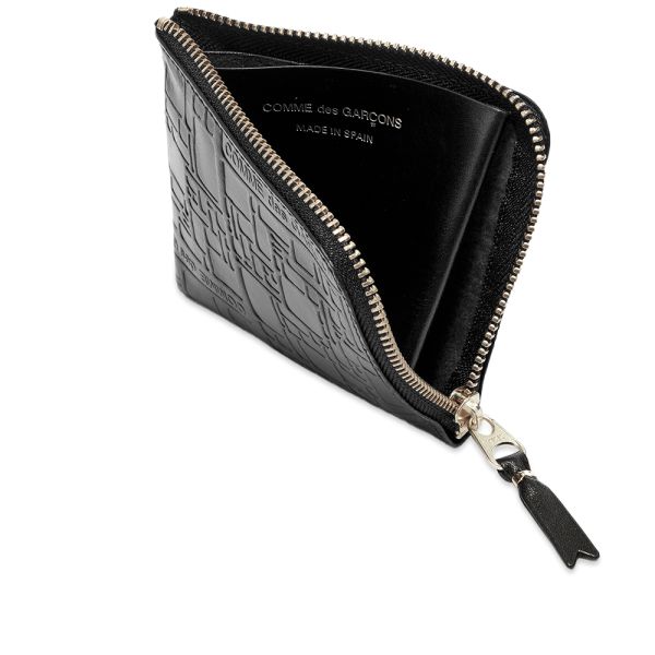 comme des garçons half zip wallet