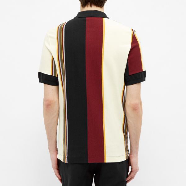 Fred perry vertical stripe polo clearance