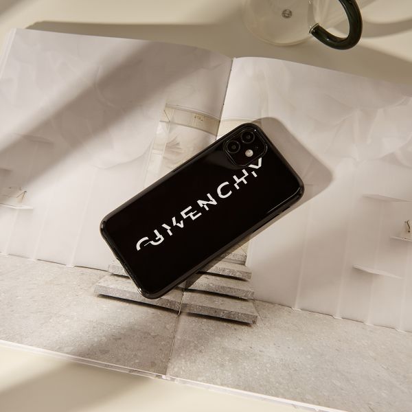 Givenchy Split Logo Iphone 11 Case Black End Tw