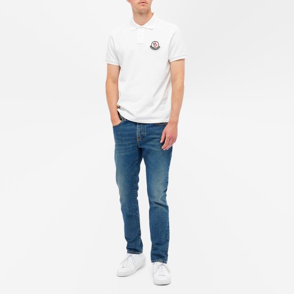 Moncler Large Logo Polo White End