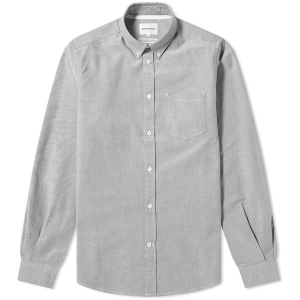 gray oxford shirt