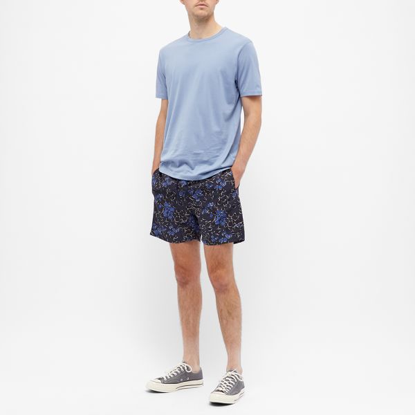 Norse Projects Hauge Print Swim Short Dark Navy | END. (US)