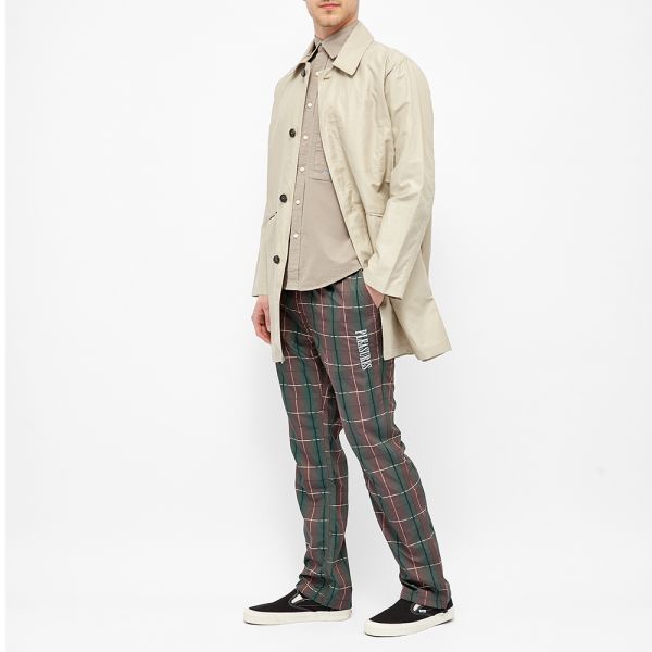 khaki track pants