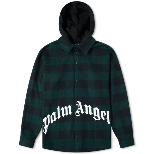 Palm angels hooded jacket clearance