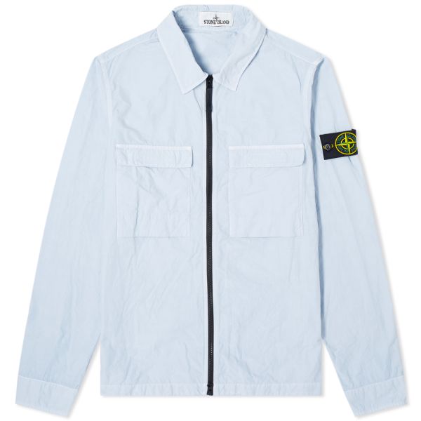 Sky blue stone island overshirt Outlet