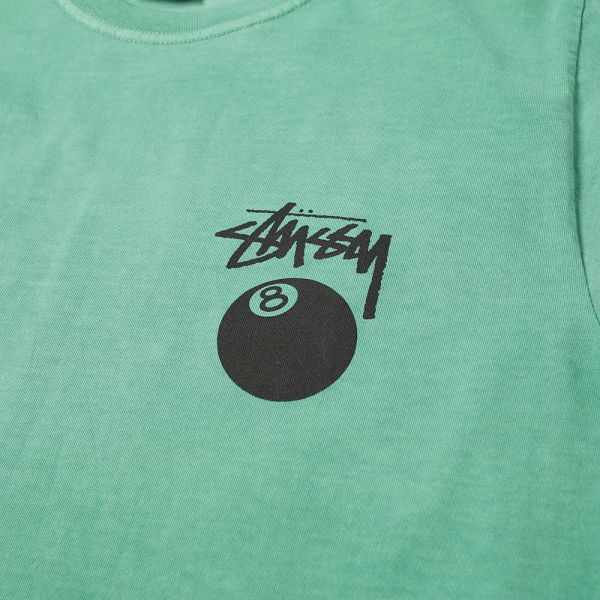 Stussy 8 ball tee green Clearance