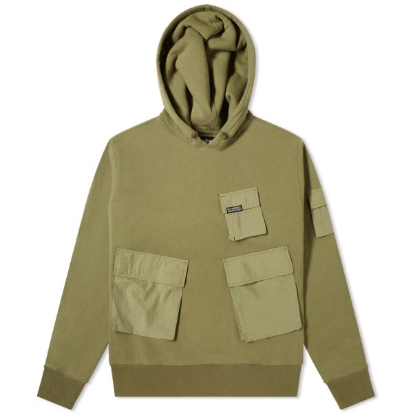 cargo fleece hoodie