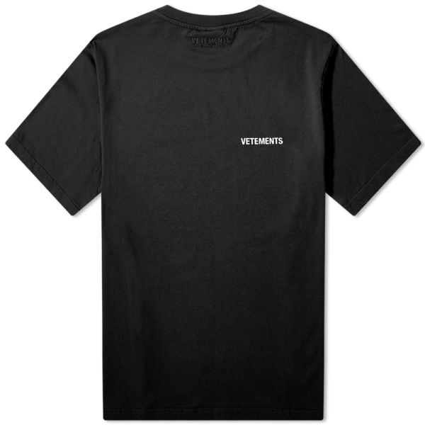 vetements logo tee