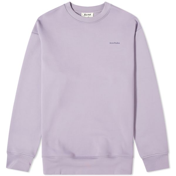 acne studios purple sweatshirt