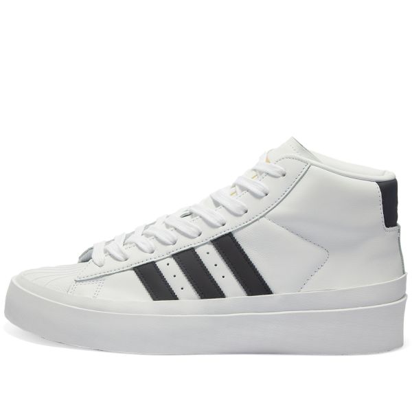 adidas pro model white black