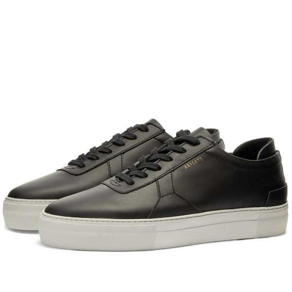 axel arigato platform sneaker black leather