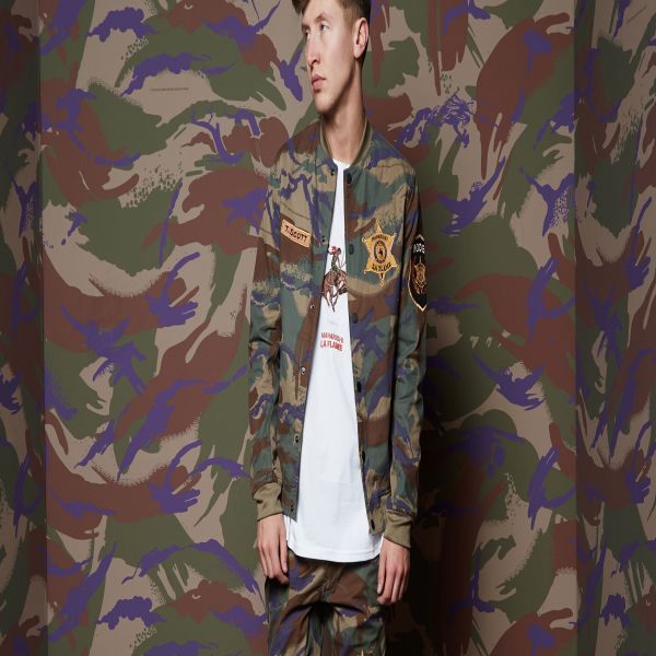 travis scott camo shirt