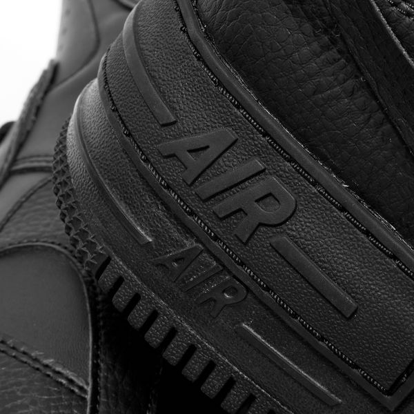 black leather air force