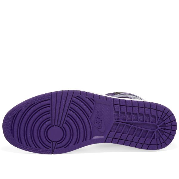 air jordan 1 retro purple black