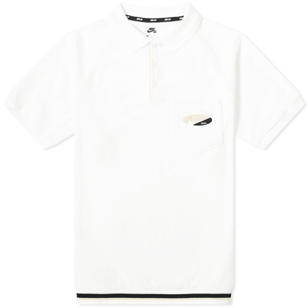 Nike Sb On Deck Polo White Fossil End