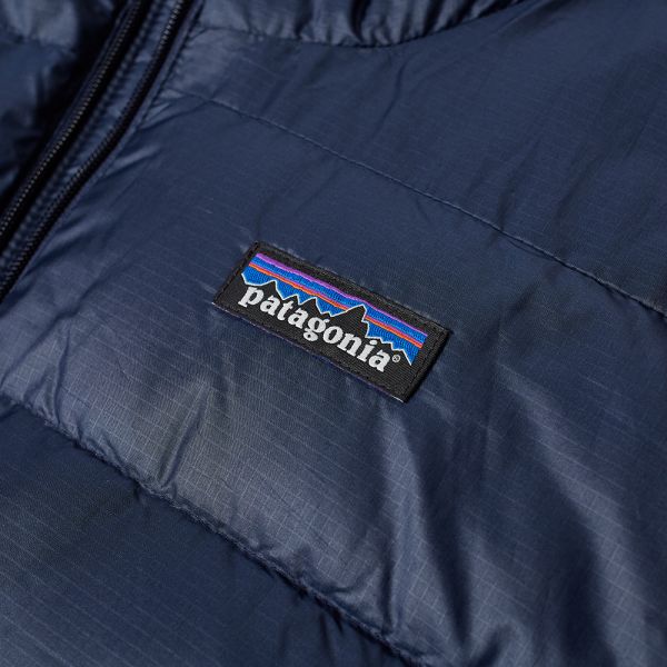 patagonia hi loft down hoody navy