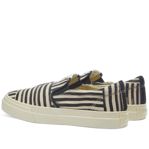 Stepney Workers Club Lister Ink Stripe Slip On Black END. (US)