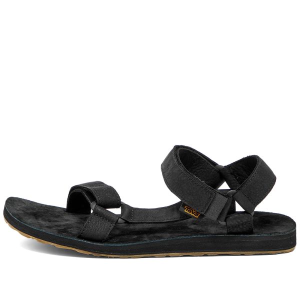 black leather tevas