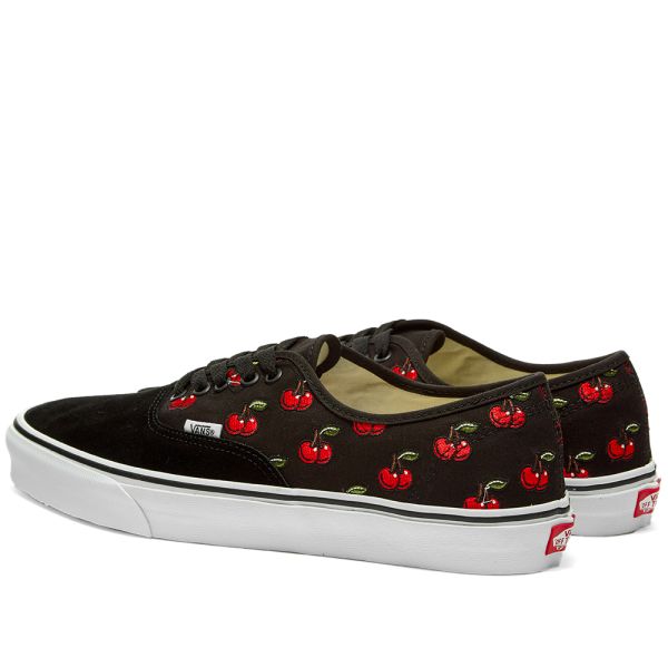 vans cherries black
